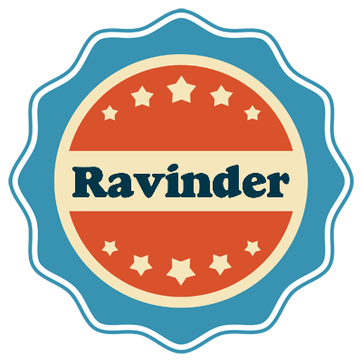Ravinder labels logo
