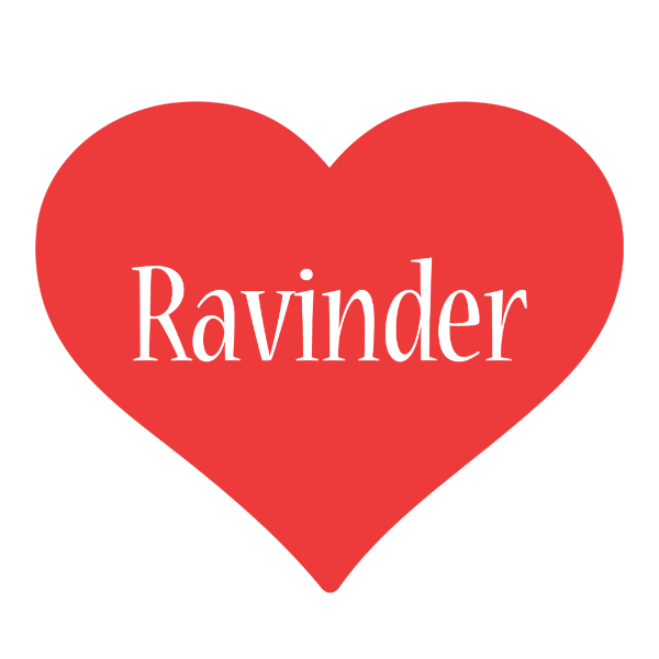 Ravinder love logo