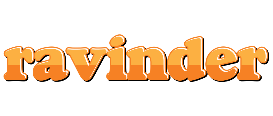 Ravinder orange logo