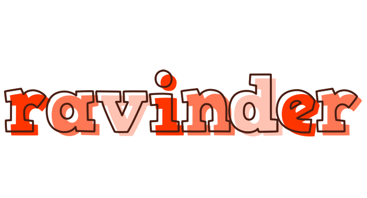Ravinder paint logo