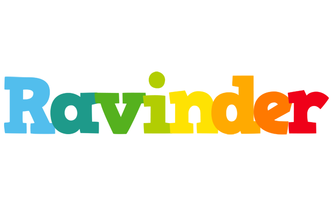 Ravinder rainbows logo