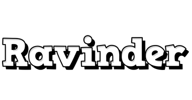 Ravinder snowing logo