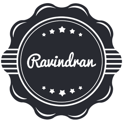 Ravindran badge logo