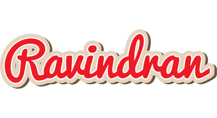 Ravindran chocolate logo