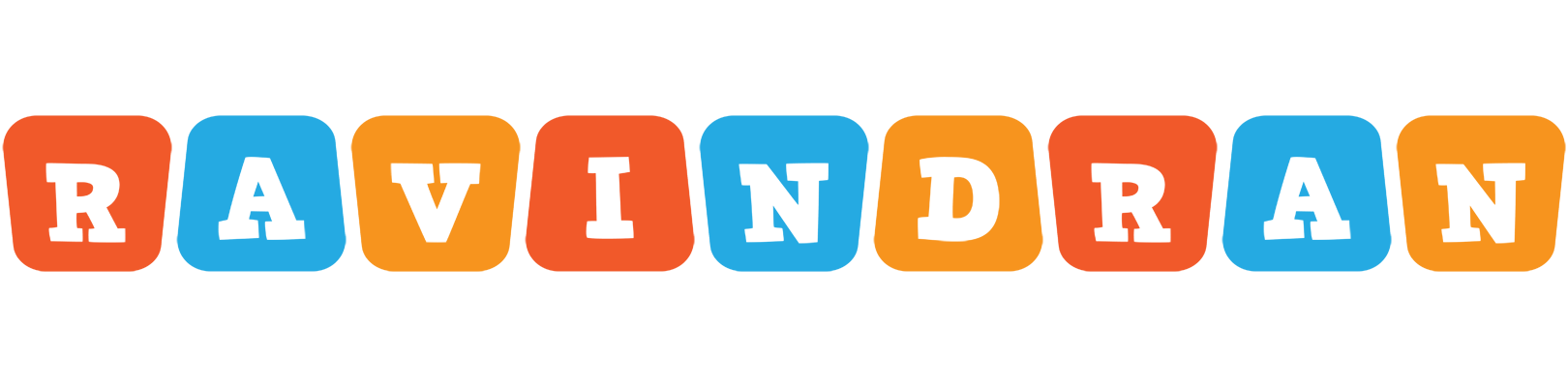 Ravindran comics logo