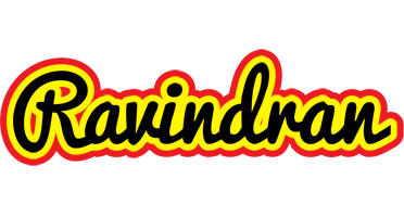 Ravindran flaming logo