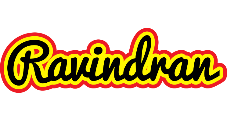 Ravindran flaming logo
