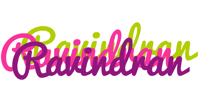 Ravindran flowers logo