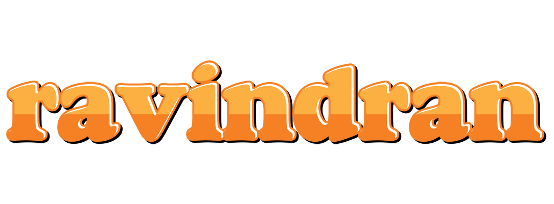 Ravindran orange logo