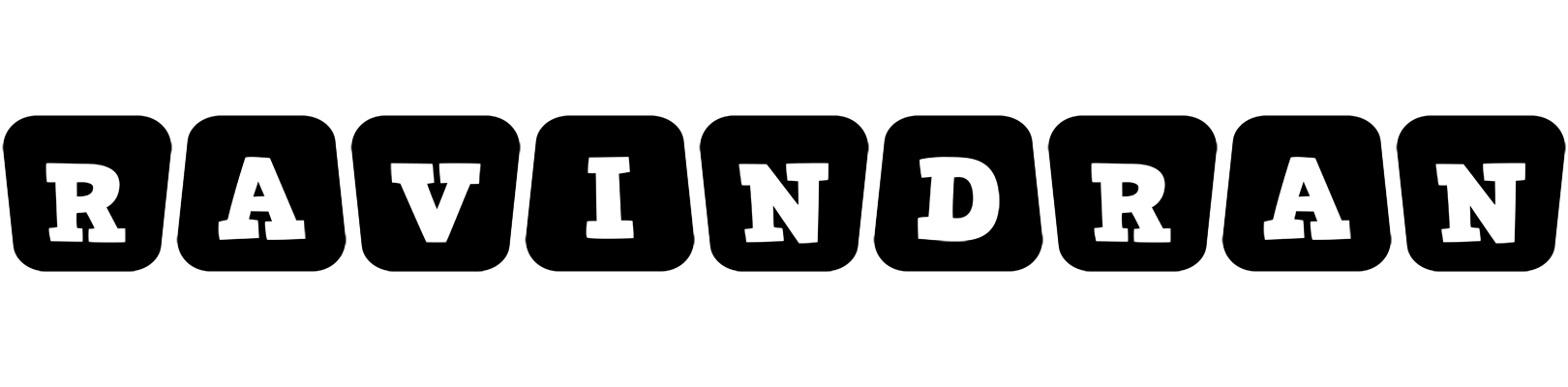 Ravindran racing logo