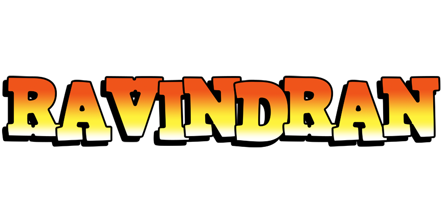 Ravindran sunset logo