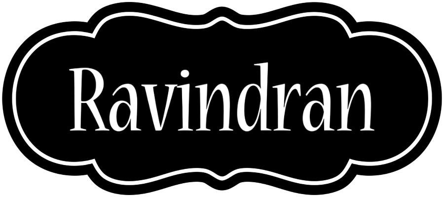 Ravindran welcome logo