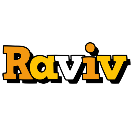 Raviv cartoon logo