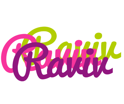 Raviv flowers logo
