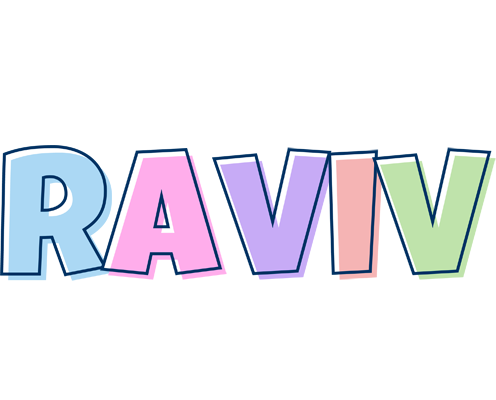 Raviv pastel logo