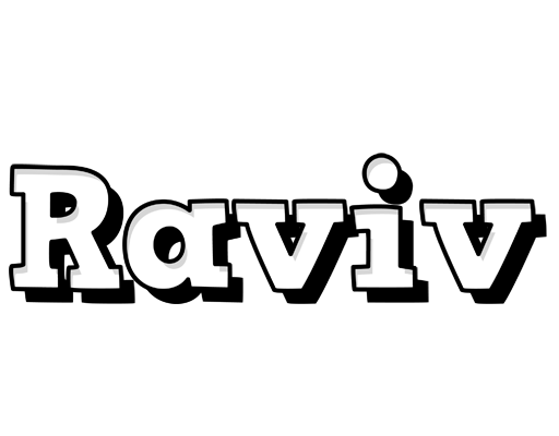 Raviv snowing logo