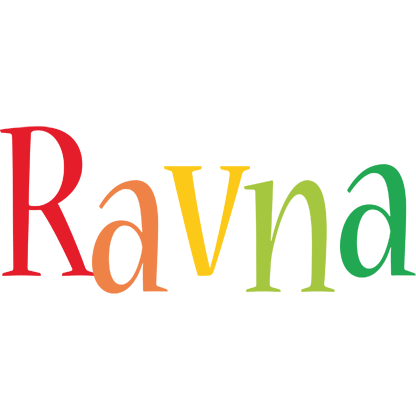 Ravna birthday logo