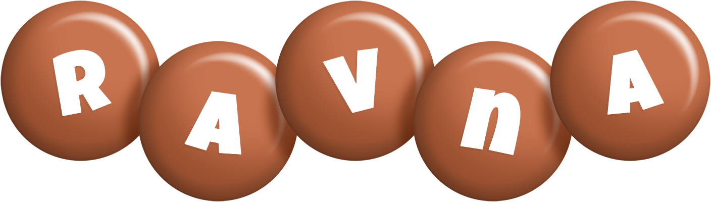 Ravna candy-brown logo