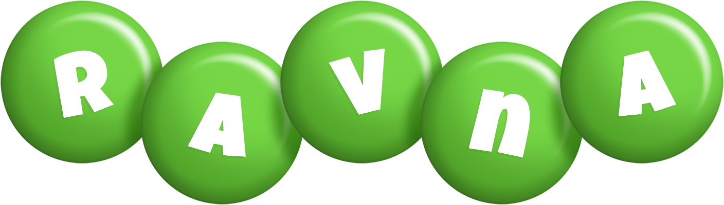 Ravna candy-green logo