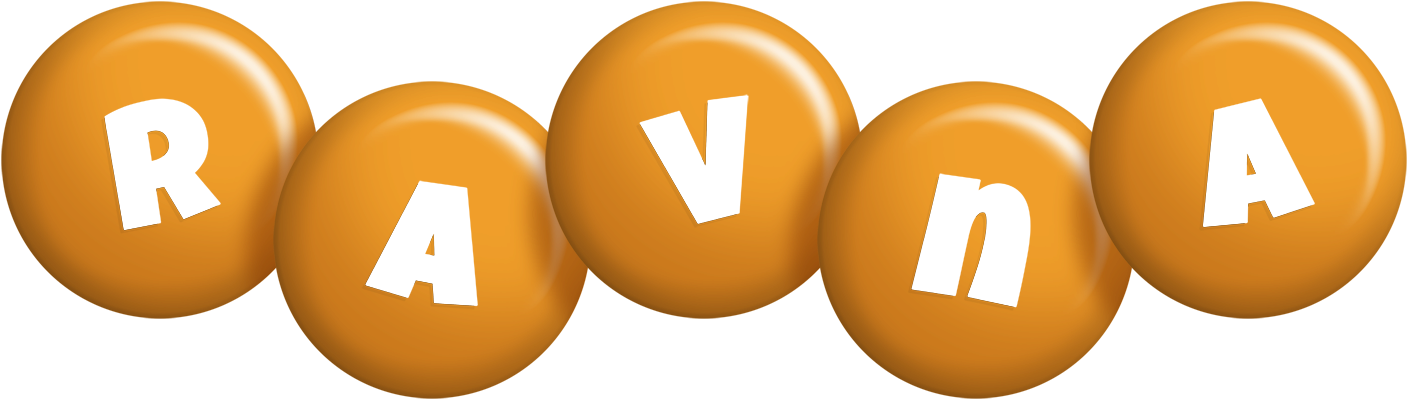 Ravna candy-orange logo