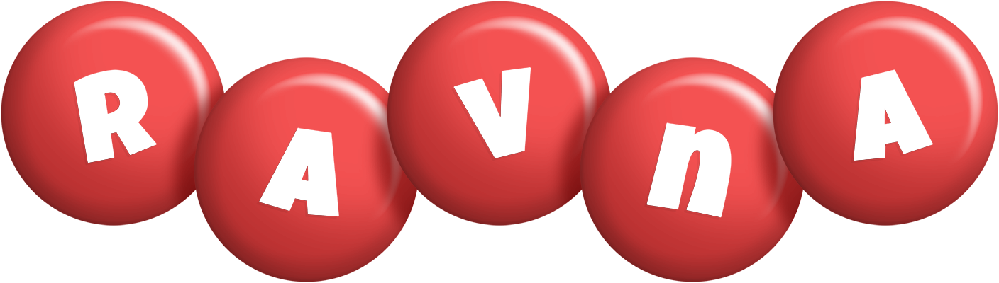 Ravna candy-red logo