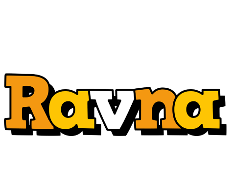 Ravna cartoon logo