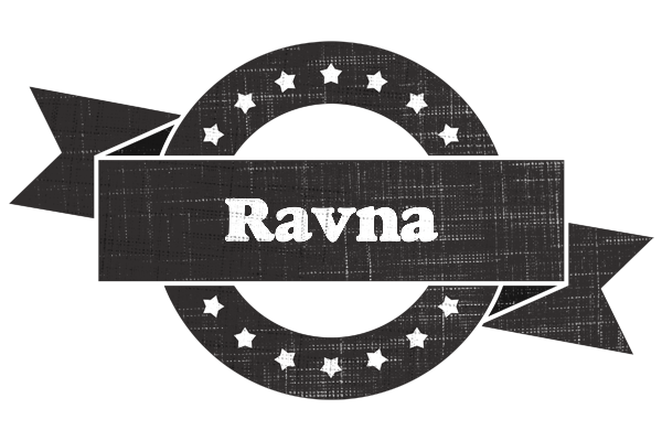 Ravna grunge logo
