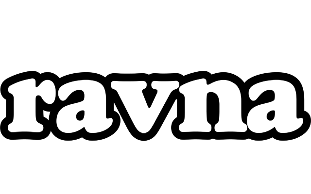 Ravna panda logo