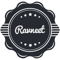 Ravneet badge logo