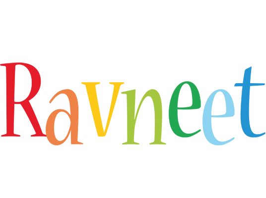 Ravneet birthday logo