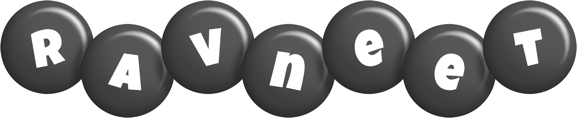 Ravneet candy-black logo