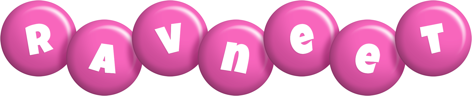 Ravneet candy-pink logo
