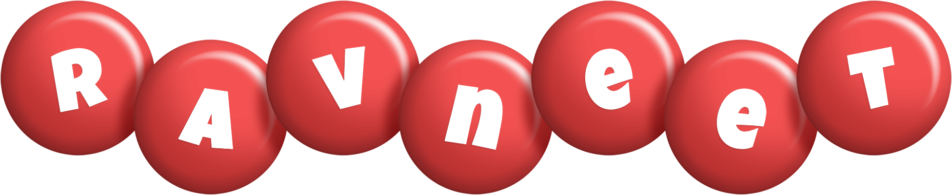 Ravneet candy-red logo