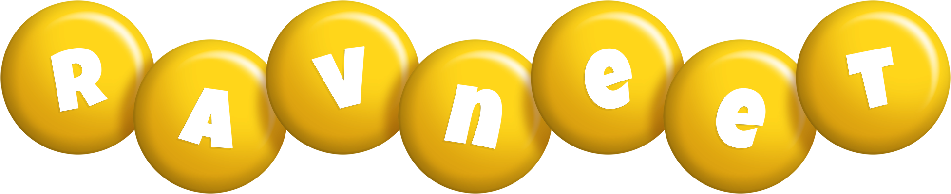 Ravneet candy-yellow logo