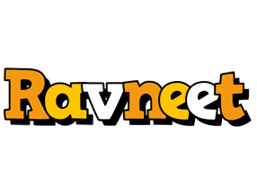 Ravneet cartoon logo