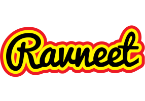 Ravneet flaming logo