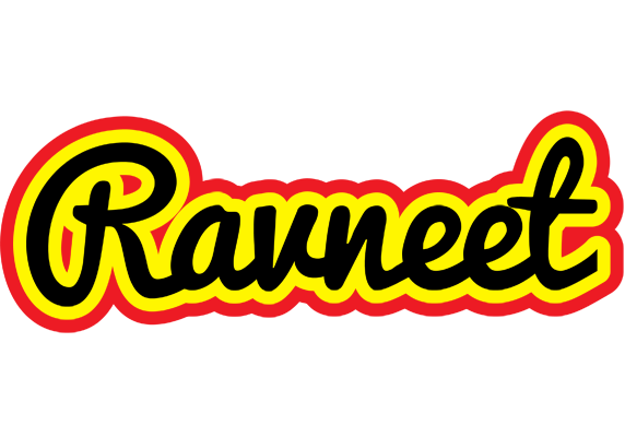 Ravneet flaming logo