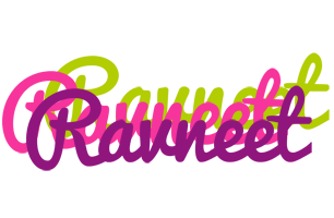 Ravneet flowers logo