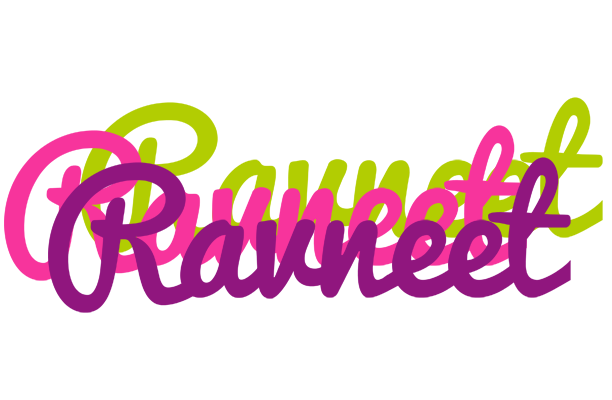 Ravneet flowers logo
