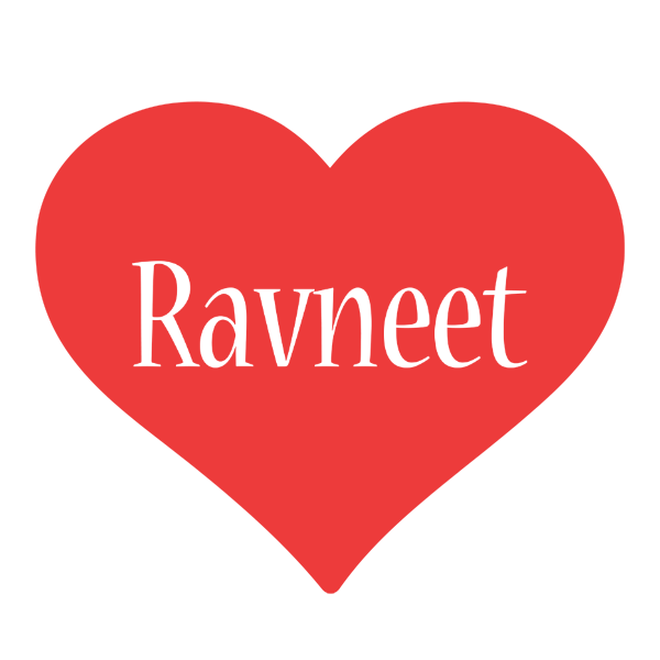 Ravneet love logo