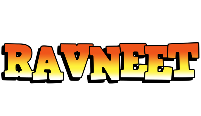 Ravneet sunset logo