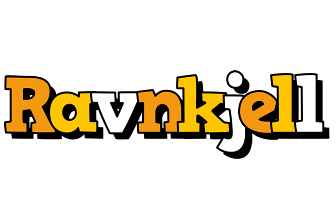 Ravnkjell cartoon logo
