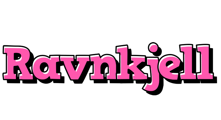 Ravnkjell girlish logo