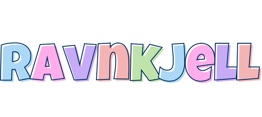 Ravnkjell pastel logo