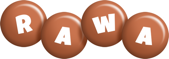 Rawa candy-brown logo