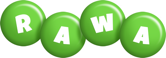 Rawa candy-green logo