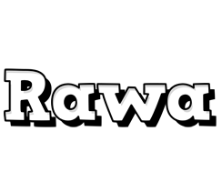 Rawa snowing logo