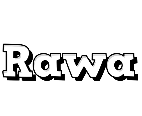 Rawa snowing logo