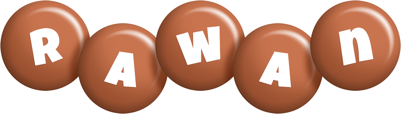 Rawan candy-brown logo