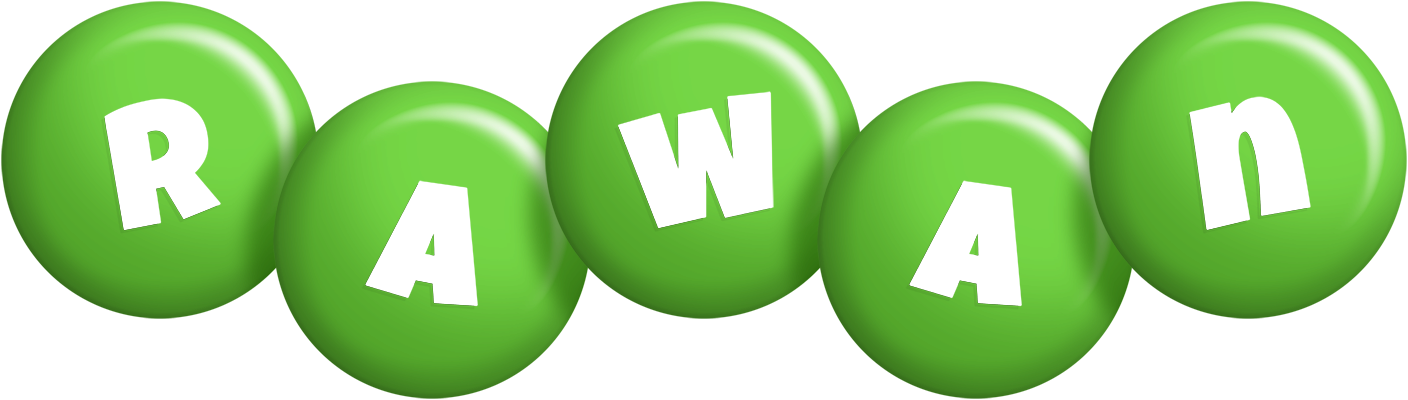 Rawan candy-green logo